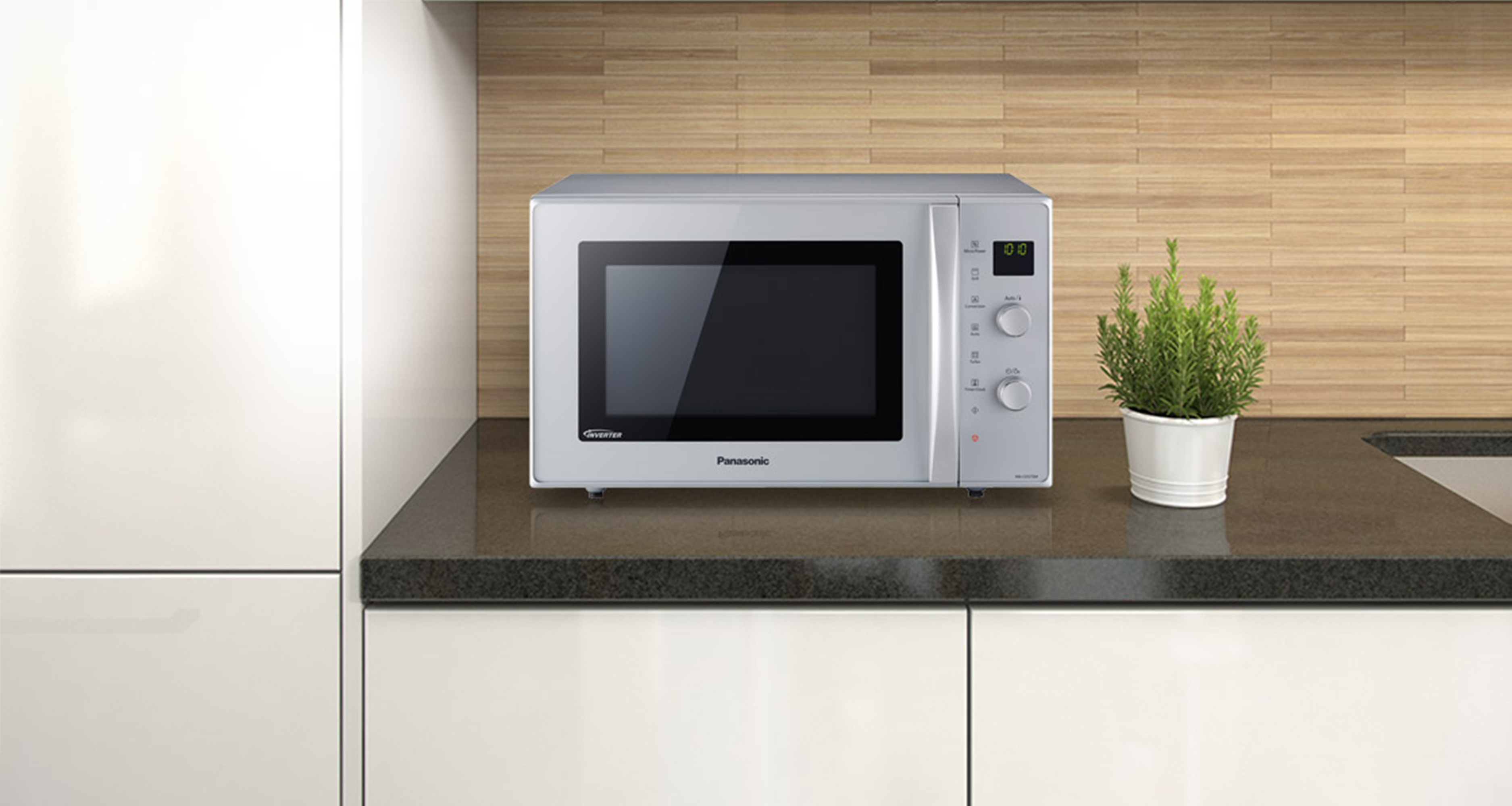 NN-CD575MSPG Kompakt Inverter mikrovågsugn med grill