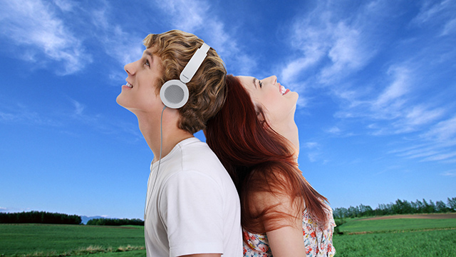 Bli inspirerad - Stereohörlurar RP-HXS200E