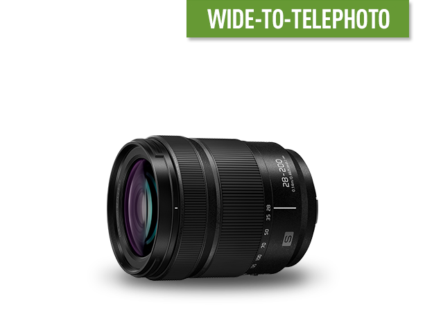 Foto av LUMIX S 28-200mm F4-7.1 MACRO O.I.S. (S-R28200) objektiv med L-fattning