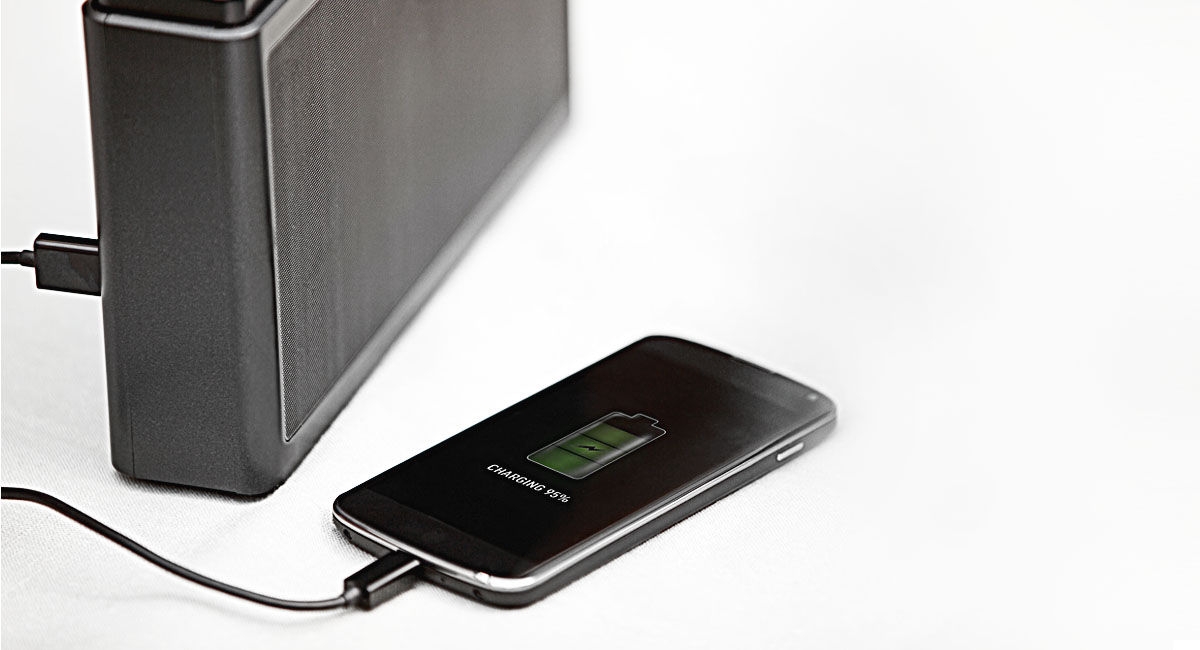 Ladda din smartphone när du är på språng