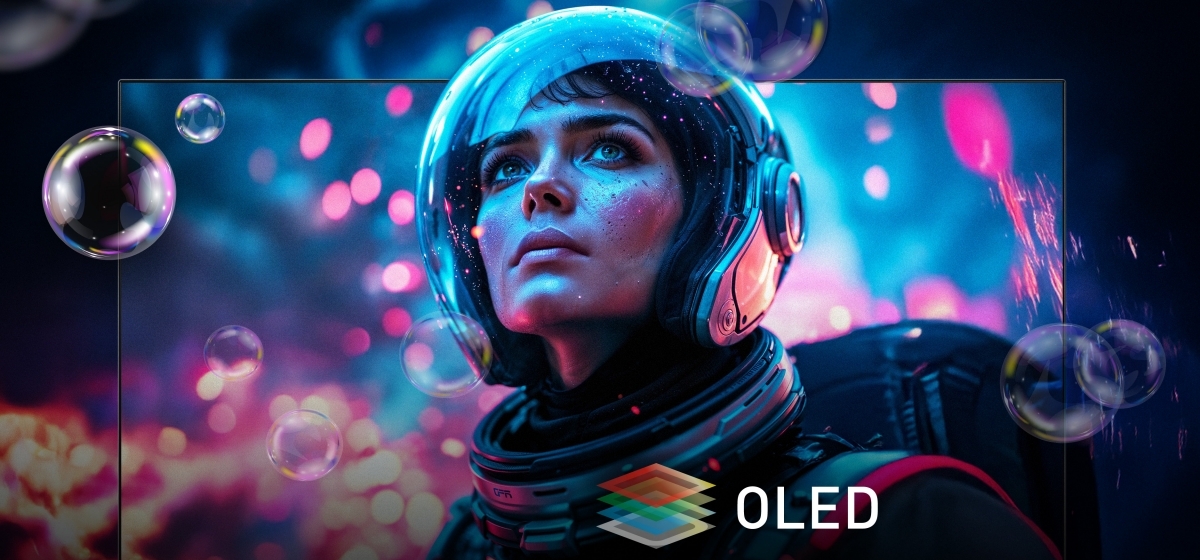 OLED-tekniken ger verklighetstrogen bildåtergivning med äkta svärta