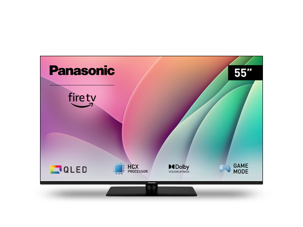 Foto av Panasonic W80-serien QLED 4K Smart TV med Fire TV