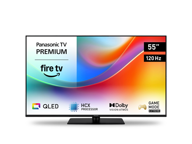 Foto av Panasonic W85B Series 4K QLED Smart TV med Fire TV