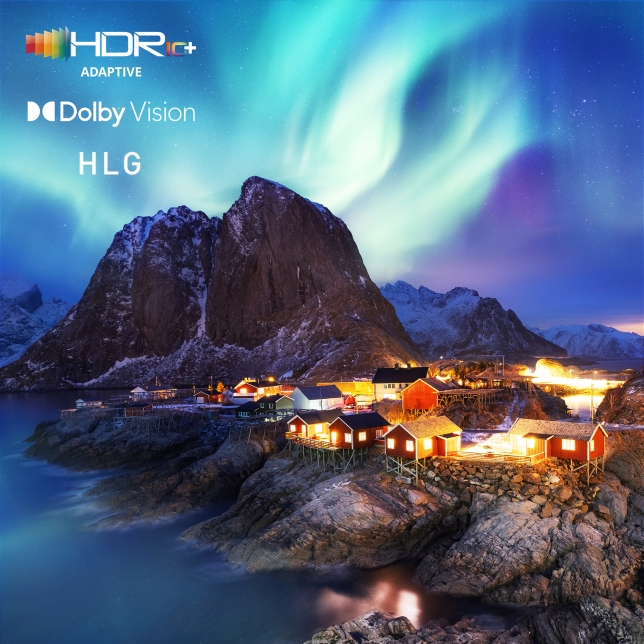 Här finns bred kompatibilitet med alla HDR-format