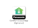 Comfort Cloud App feature logo for the Panasonic CS-MU12YD3Z multi-split aircon
