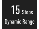 15 stops dynamic range