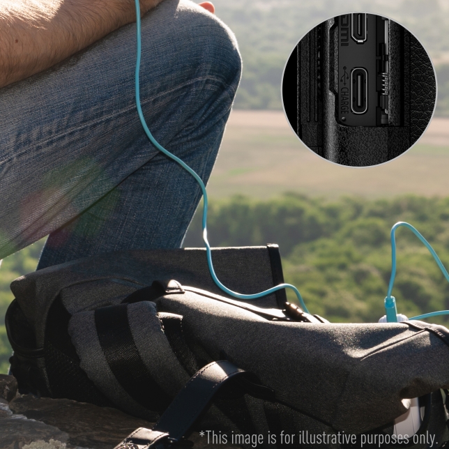 Charging via USB Type-C connection