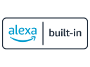 Alexa built-in device badge feature logo for the Panasonic EAH-AZ80 True Wireless Noise Cancelling Earphones with Multipoint Bluetooth®