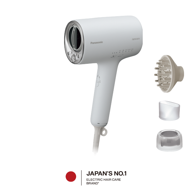 Photo of nanocare Hair Dryer EH-NA0J<br>nanoe™ MOISTURE+ and Mineral : Mist Gray