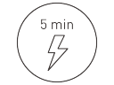 5 mins Quick Charge