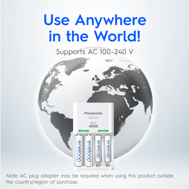 Use Anywhere in the World!