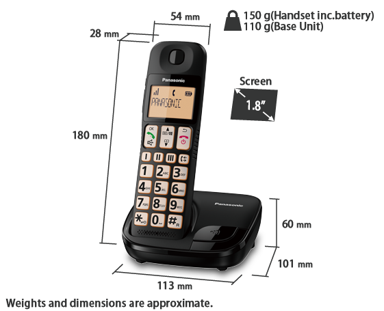 Telephone KX-TGE110CX