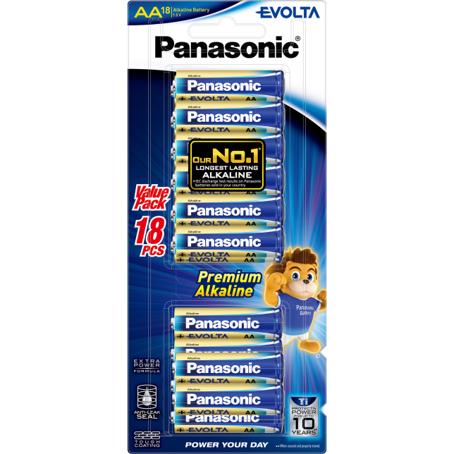 Photo of EVOLTA Batteries LR6EG 18pcs (AA size)