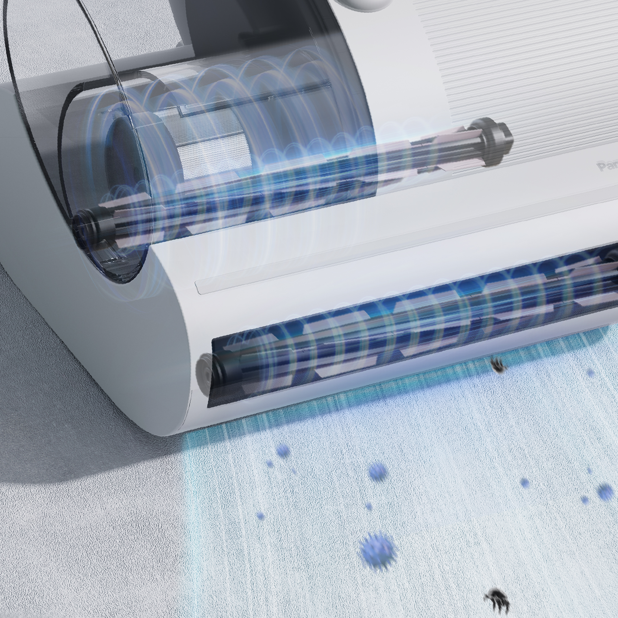 Dual Rotating Brushes