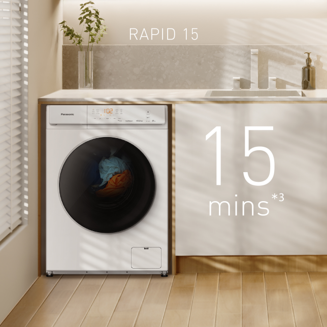 Quick Wash in Just 15 Minutes*³