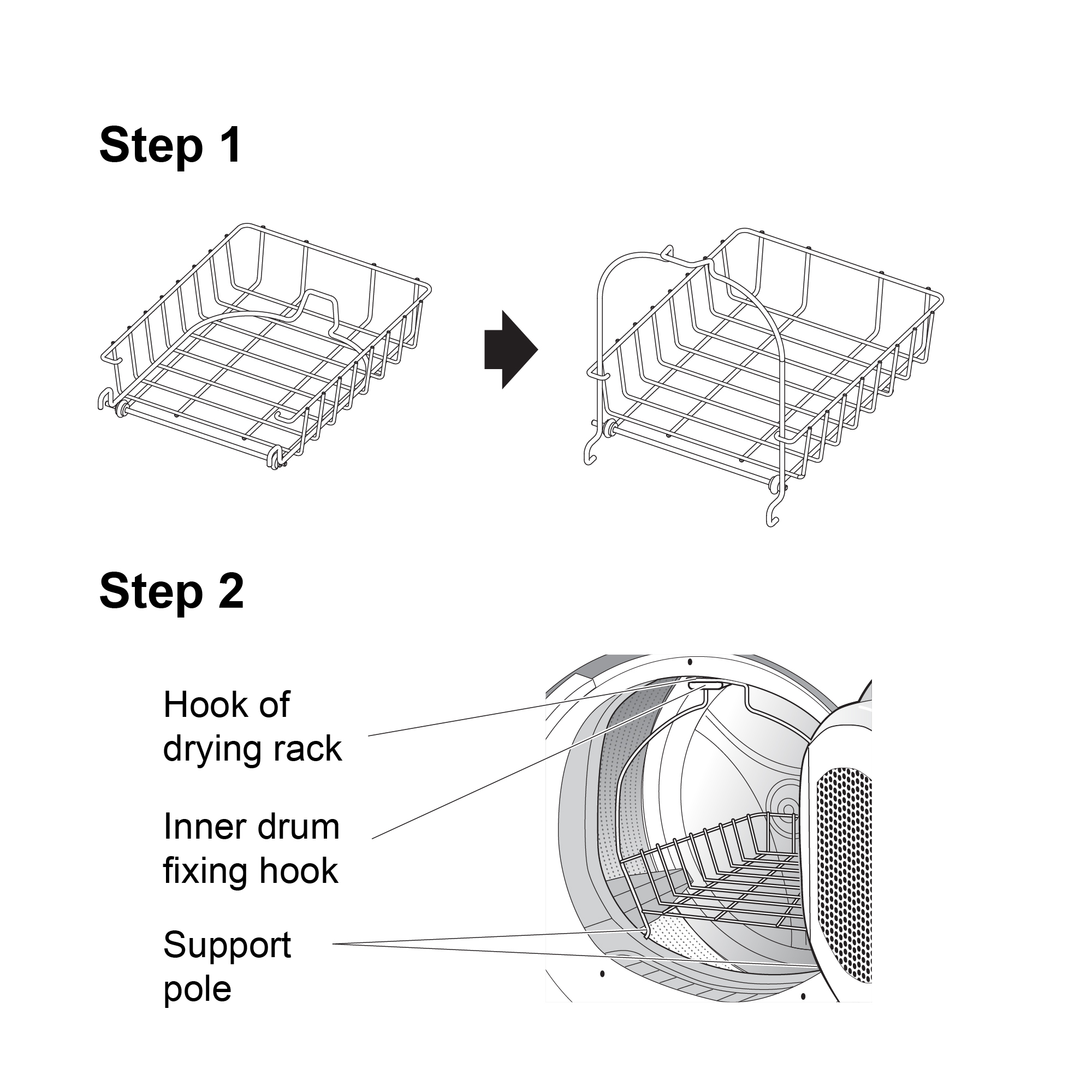 How do I install the Drying Rack?