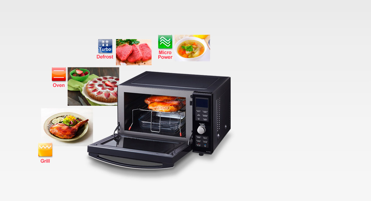 23L Micro Wave Oven NNDF383 Speedy Cooking Panasonic SG
