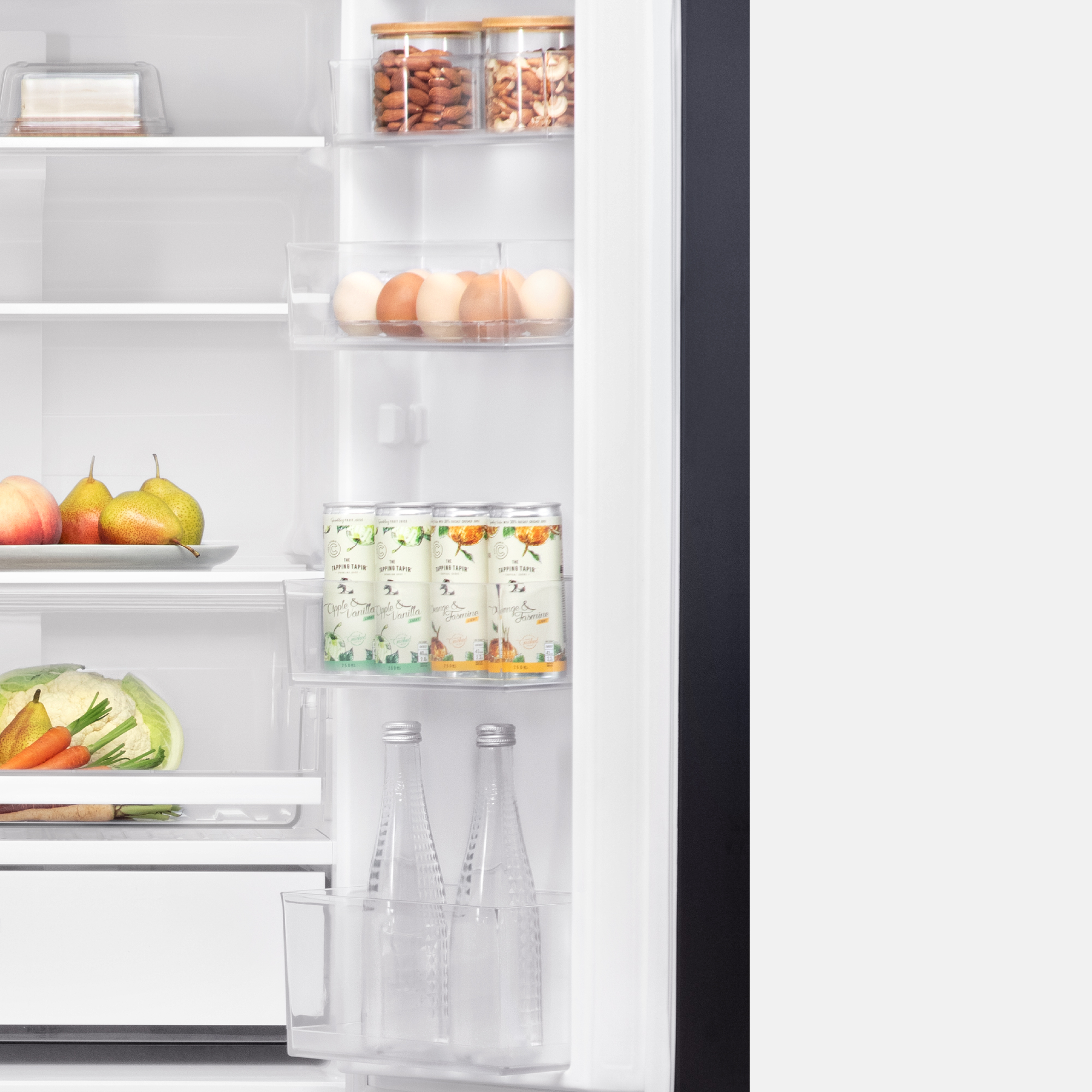 Large, Clear Door Pockets