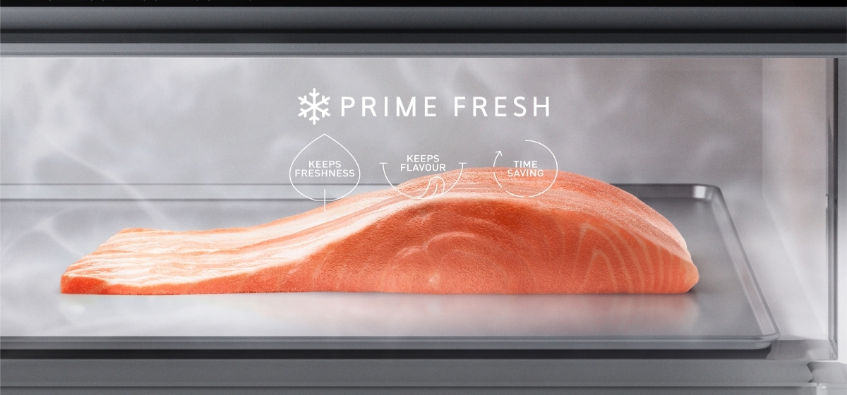 7 Days* Freshness for Fish & Meat