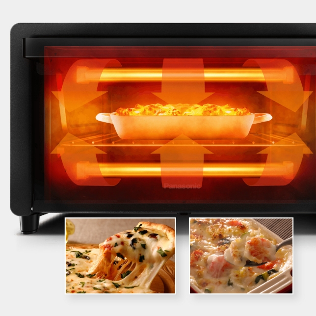 Upper and Lower Heaters to Maximize Cooking Results
