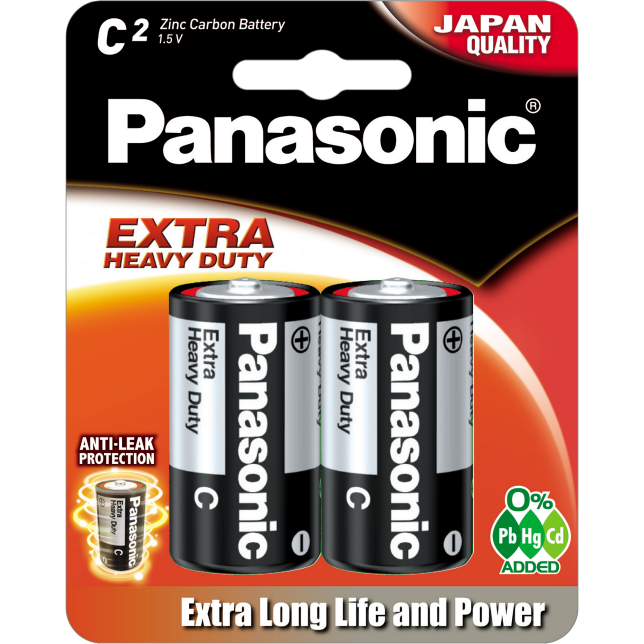 Photo of Zinc Carbon Batteries R14NPT 2pcs (C size)