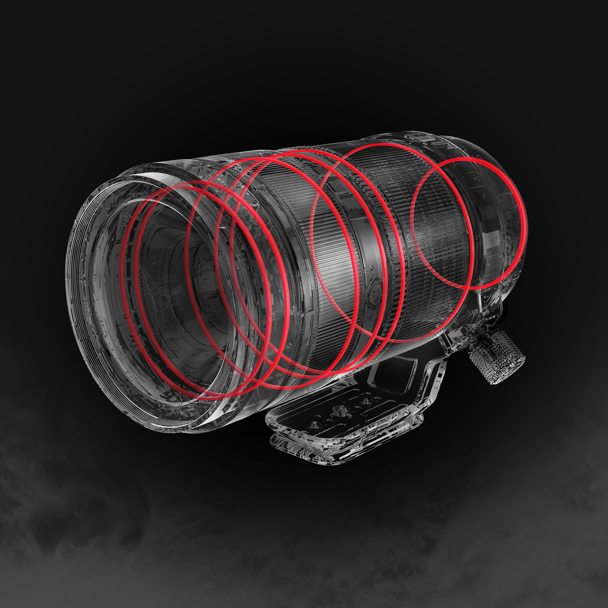 Illustration of the dust- and splash-resistant sealing structure