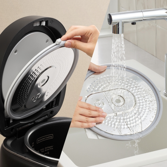 Removable SUS Inner Lid for Easy Cleaning