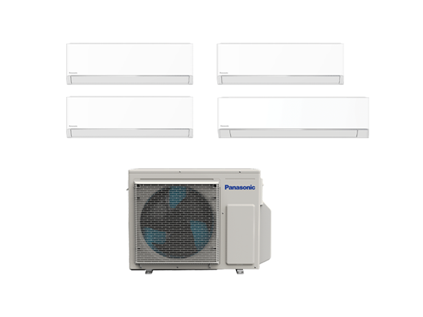 Photo of ZZP-SG0104D Panasonic XU Series Multi Split System-4 (BKZW) 9K + 9K + 9K + 24K BTU