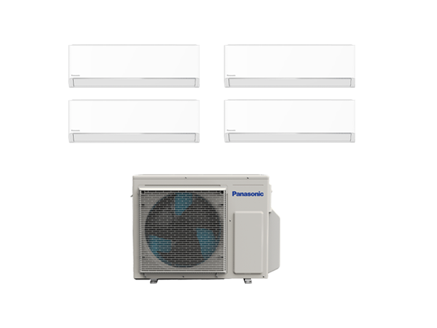 Photo of ZZP-SG0104E Panasonic XU Series Multi Split System-4 (BKZW) 9K + 9K + 12K + 12K BTU