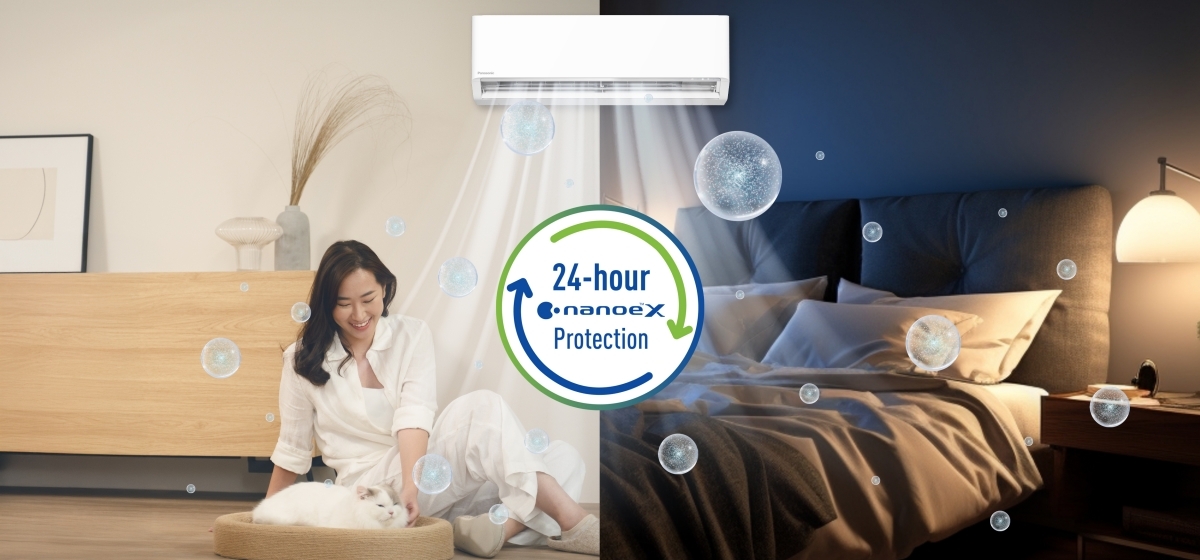 Stay Safe Indoors with 24-hour nanoe™ X Air Protection