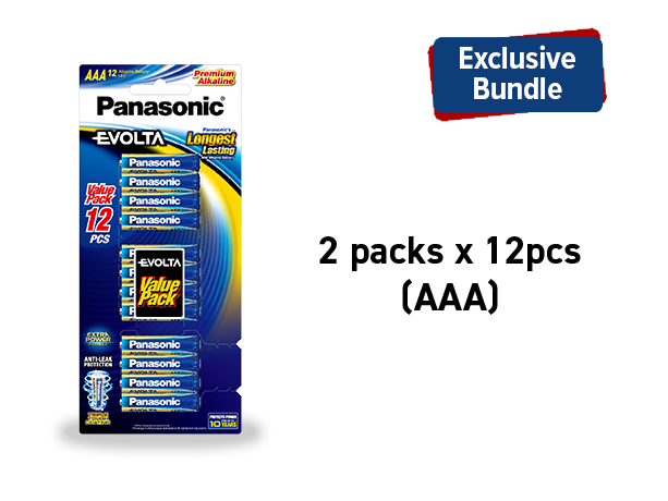 Photo of 24pcs of EVOLTA AAA Batteries ZZP-SG5005C