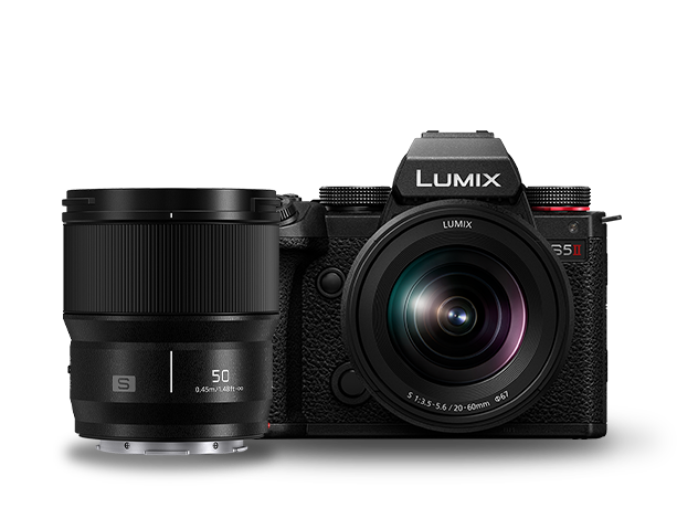 Fotografija Brezzrcalni digitalni fotoaparat polnega formata LUMIX S5II DC-S5M2W