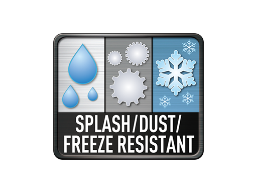 Odpornost proti prahu/pljuskom vode/mrazu