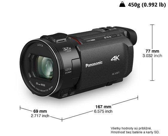 Panasonic HC-VXF1EP-K HC VXF1 Product ImageGlobal 1 180129