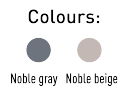 สี : Noble gray, Noble beige