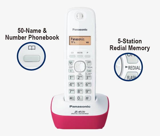 สมุดโทรศัพท์บันทึกชื่อและหมายเลข 50 รายการ