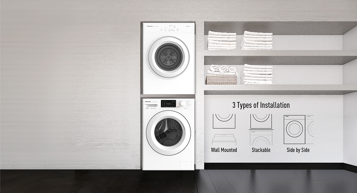 การติดตั้งที่ยืดหยุ่นและประหยัดพื้นที่