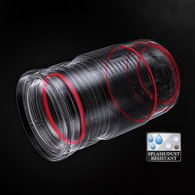 防潑水、防塵 –  盡情享受拍攝樂趣