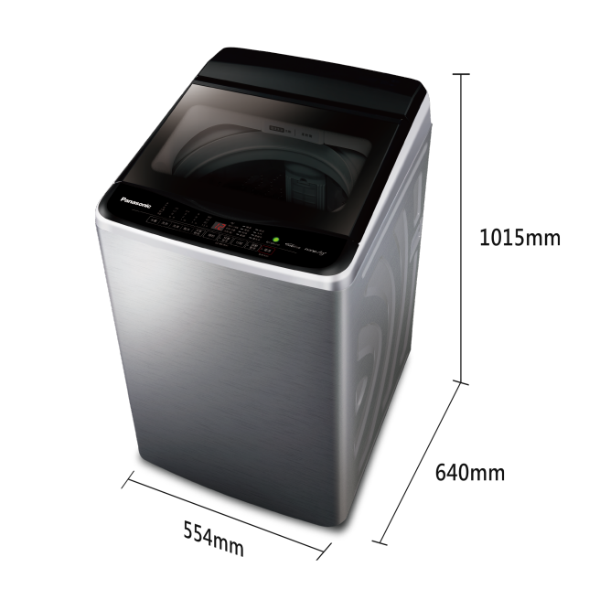 ECONAVI+nanoAg雙科技變頻直立式洗衣機<br />NA-V130LB / NA-V130LBS商品圖 : 不鏽鋼
