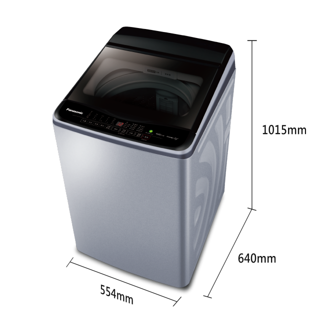 ECONAVI+nanoAg雙科技變頻直立式洗衣機<br />NA-V130LB / NA-V130LBS商品圖 : 炫銀灰