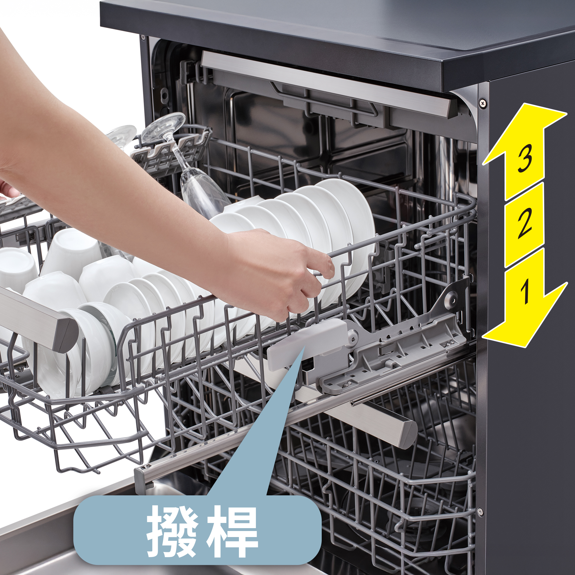 中層碗籃三段式調整