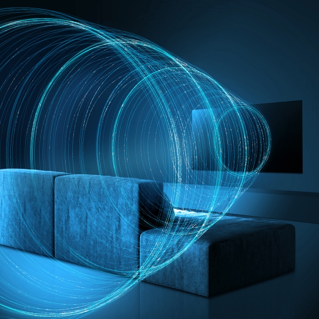 自由選擇壁掛位置，享受符合您生活模式的電視