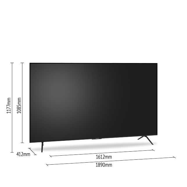 TN-85W80BGT 85 英吋、LED、4K HDR 智慧顯示器商品圖