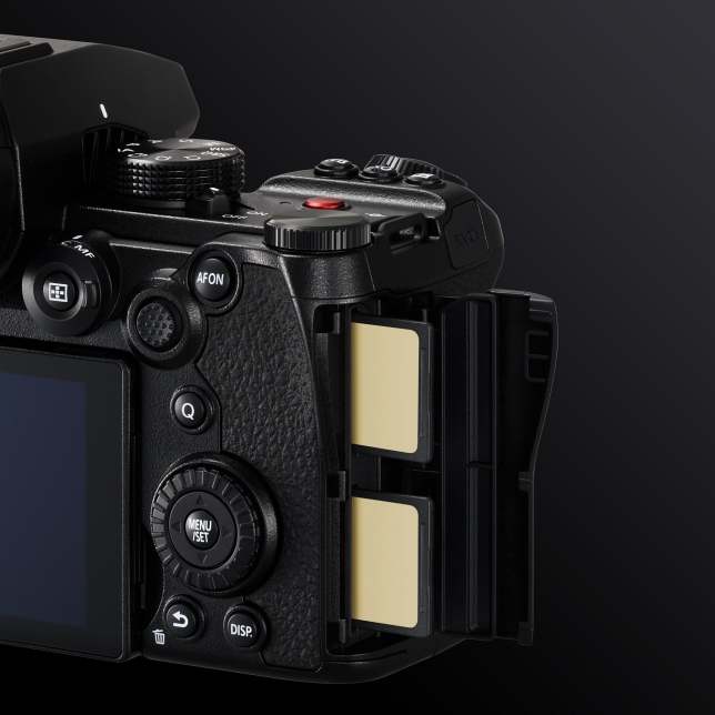 Double memory card slot