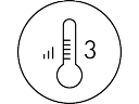 3 temperature settings