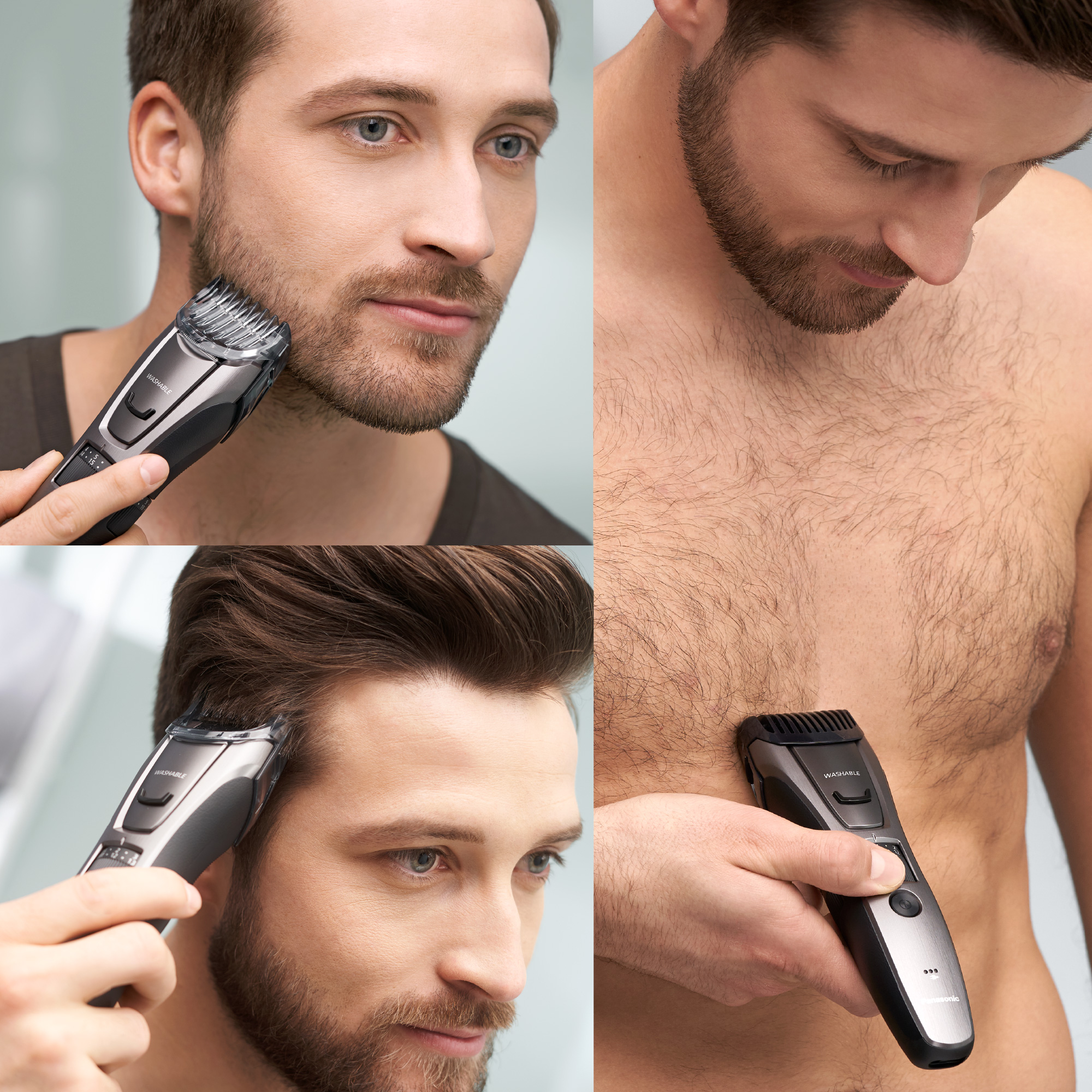 1-10mm Hair Clipper Head For Panasonic ER-GB60 Men Beard Trimmer Shaver Combs US 