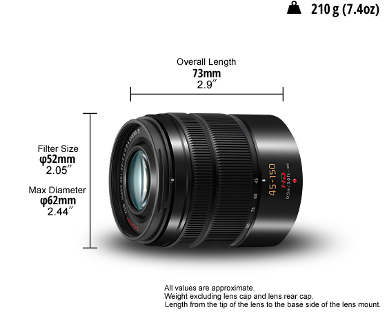 美しい商品価格 Panasonic LUMIX G 45-150mm f4.0-5.6 - カメラ