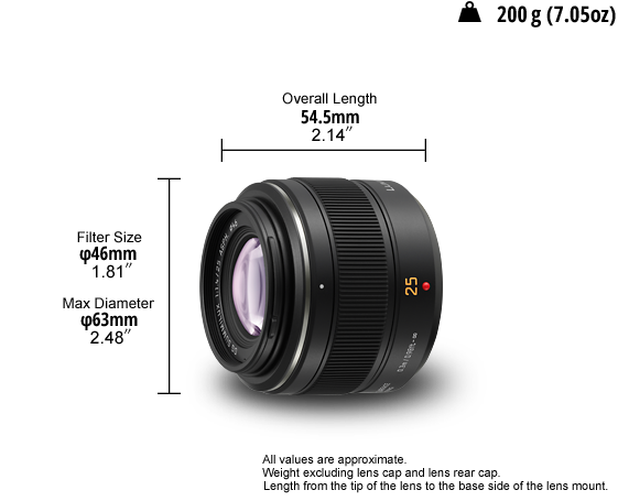 LUMIX Leica 25mm F1.4 Camera Lens H-X025E | Panasonic UK & Ireland