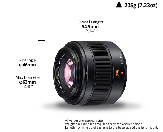 LUMIX G Lens H-XA025