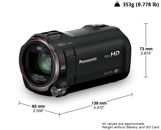 Full-HD Handheld Camcorder -  HC-V770